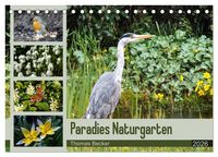 Produktbild: Paradies Naturgarten (Tischkalender 2026 DIN A5 quer), CALVENDO Monatskalender