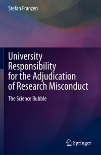 Produktbild: University Responsibility for the Adjudication of Research Misconduct