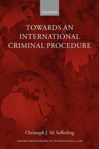Produktbild: Towards an International Criminal Procedure