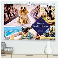 Produktbild: Wovon Hunde tr&auml;umen (hochwertiger Premium Wandkalender 2027 DIN A2 quer), Kunstdruck in Hochglanz