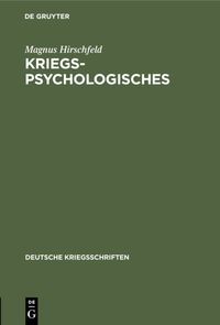 Produktbild: Kriegspsychologisches