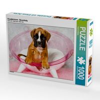 Produktbild: CALVENDO Puzzle Knuddelalarm - Boxerbaby | 1000 Teile Lege-Gr&ouml;&szlig;e 64x48cm Foto-Puzzle f&uuml;r gl&uuml;ckliche Stunden
