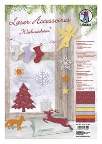 URSUS Kinder-Bastelset Laser Accessoires, Weihnachten