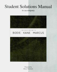 Produktbild: Student Solutions Manual to accompany Investments