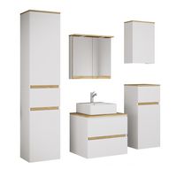 Produktbild: 6 tlg. Badm&ouml;bel-Set mit Waschbecken Cosila-A 60 cm