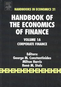 Produktbild: Handbook of the Economics of Finance