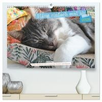Produktbild: H&auml;ng einfach mal ab (hochwertiger Premium Wandkalender 2026 DIN A2 quer), Kunstdruck in Hochglanz