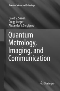 Produktbild: Quantum Metrology, Imaging, and Communication