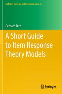 Produktbild: A Short Guide to Item Response Theory Models
