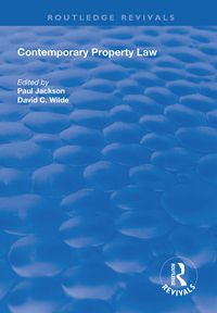 Produktbild: Contemporary Property Law