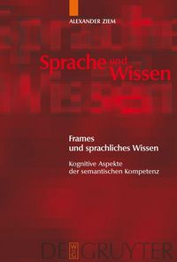 Produktbild: Frames und sprachliches Wissen