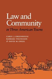 Produktbild: Law & Community in 3 Amer Town