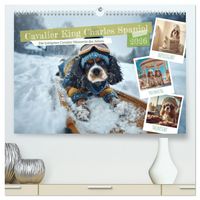 Produktbild: Cavalier King Charles Spaniel. Die lustigsten Cavalier Momente des Jahres. (hochwertiger Premium Wandkalender 2026 DIN A2 quer), Kunstdruck in Hochglanz