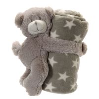 Bild vom Artikel HTI-Living Babydecke mit Bär Grau mit Sternchen vom Autor 