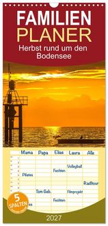 Produktbild: Familienplaner 2027 - Herbst rund um den Bodensee mit 5 Spalten (Wandkalender, 21 x 45 cm) CALVENDO