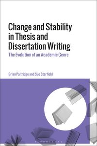 Produktbild: Change and Stability in Thesis and Dissertation Writing