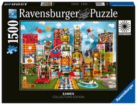 Ravensburger 17435 - Leopardenfamilie im Dschungel, Puzzle, 1500