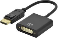 Bild vom Artikel Digitus AK-340401-001-S DisplayPort / DVI Adapter [1x DisplayPort Stecker - 1x DVI-Buchse 24+5pol.] Schwarz  15.00 cm vom Autor 