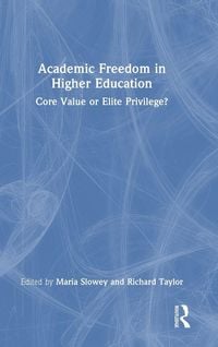 Produktbild: Academic Freedom in Higher Education