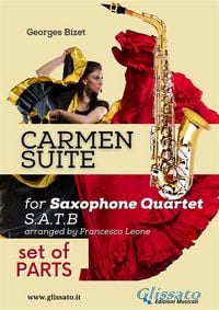 Produktbild: "Carmen" Suite for Saxophone Quartet set of parts