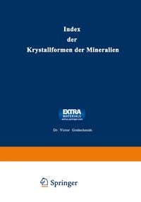 Produktbild: Index der Krystallformen der Mineralien