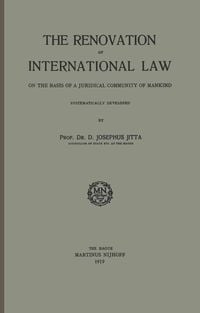 Produktbild: The Renovation of International Law