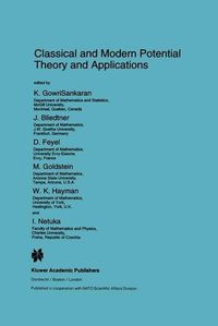Produktbild: Classical and Modern Potential Theory and Applications