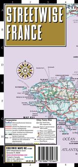 Produktbild: Streetwise France Map - Laminated Country Road Map of France: Folding Pocket Size Travel Map
