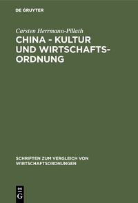 Produktbild: China - Kultur und Wirtschaftsordnung
