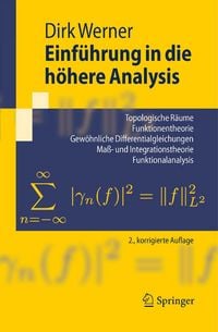 Produktbild: Einf&uuml;hrung in die h&ouml;here Analysis