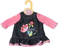 Zapf Creation Dolly Moda Kleid Mit Eule Für Puppen 38-46 Cm – Inkl. Langarmshirt