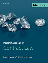 Produktbild: Merkin QC, R: Poole's Casebook on Contract Law