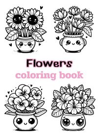 Produktbild: Flowers coloring book