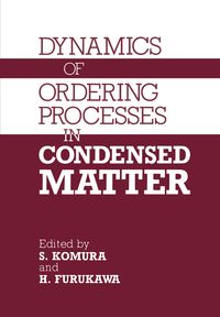 Produktbild: Dynamics of Ordering Processes in Condensed Matter