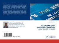 Produktbild: Management Of Corporate Earnings