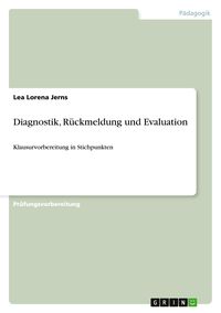 Produktbild: Diagnostik, R&uuml;ckmeldung und Evaluation
