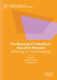 Produktbild: The Meaning of Criticality in Education Research
