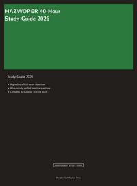 Produktbild: HAZWOPER 40-Hour Study Guide 2026