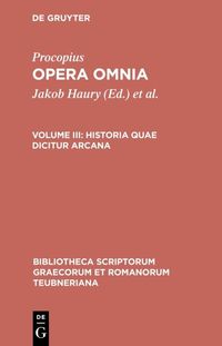 Produktbild: Historia quae dicitur arcana