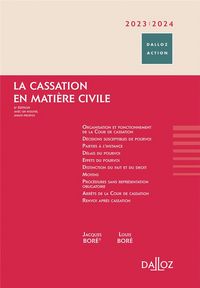 Produktbild: La cassation en mati&egrave;re civile : 2023-2024
