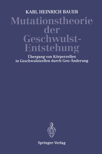 Produktbild: Mutationstheorie der Geschwulst-Entstehung