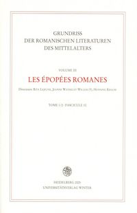 Produktbild: Grundriss der romanischen Literaturen des Mittelalters / C. Franco-italien et &eacute;pop&eacute;e franco-italienne