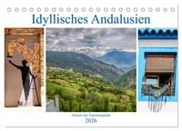 Produktbild: Idyllisches Andalusien (Tischkalender 2026 DIN A5 quer), CALVENDO Monatskalender