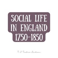 Produktbild: Social Life in England 1750-1850