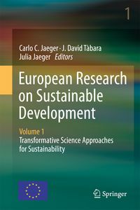 Produktbild: European Research on Sustainable Development