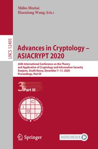 Produktbild: Advances in Cryptology &ndash; ASIACRYPT 2020