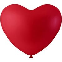 Produktbild: Creativ Company Ballons in Herzform, Herz, Rot, 8 Stk
