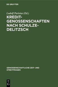 Produktbild: Kreditgenossenschaften nach Schulze-Delitzsch