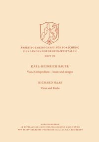 Produktbild: Vom Krebsproblem &mdash; heute und morgen. Virus und Krebs