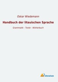 Produktbild: Handbuch der litauischen Sprache